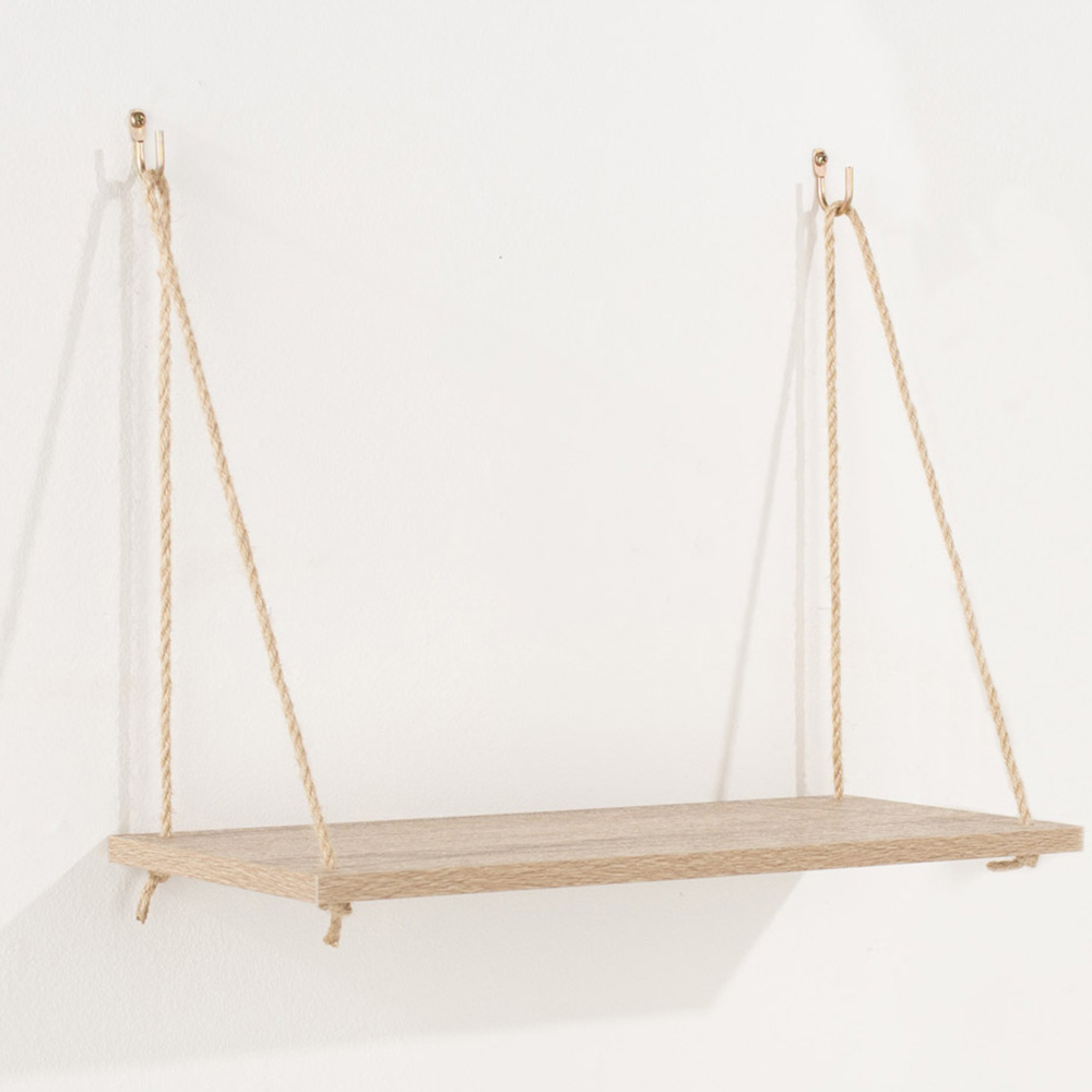 Core Products Thames Oak Single Rope Shelf Image 1