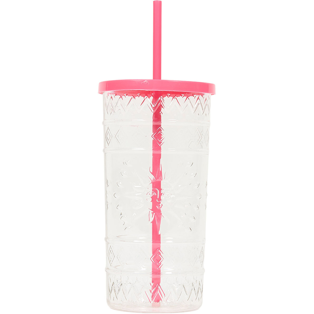 Boho Sun Framed Tumbler with Straw Image 5