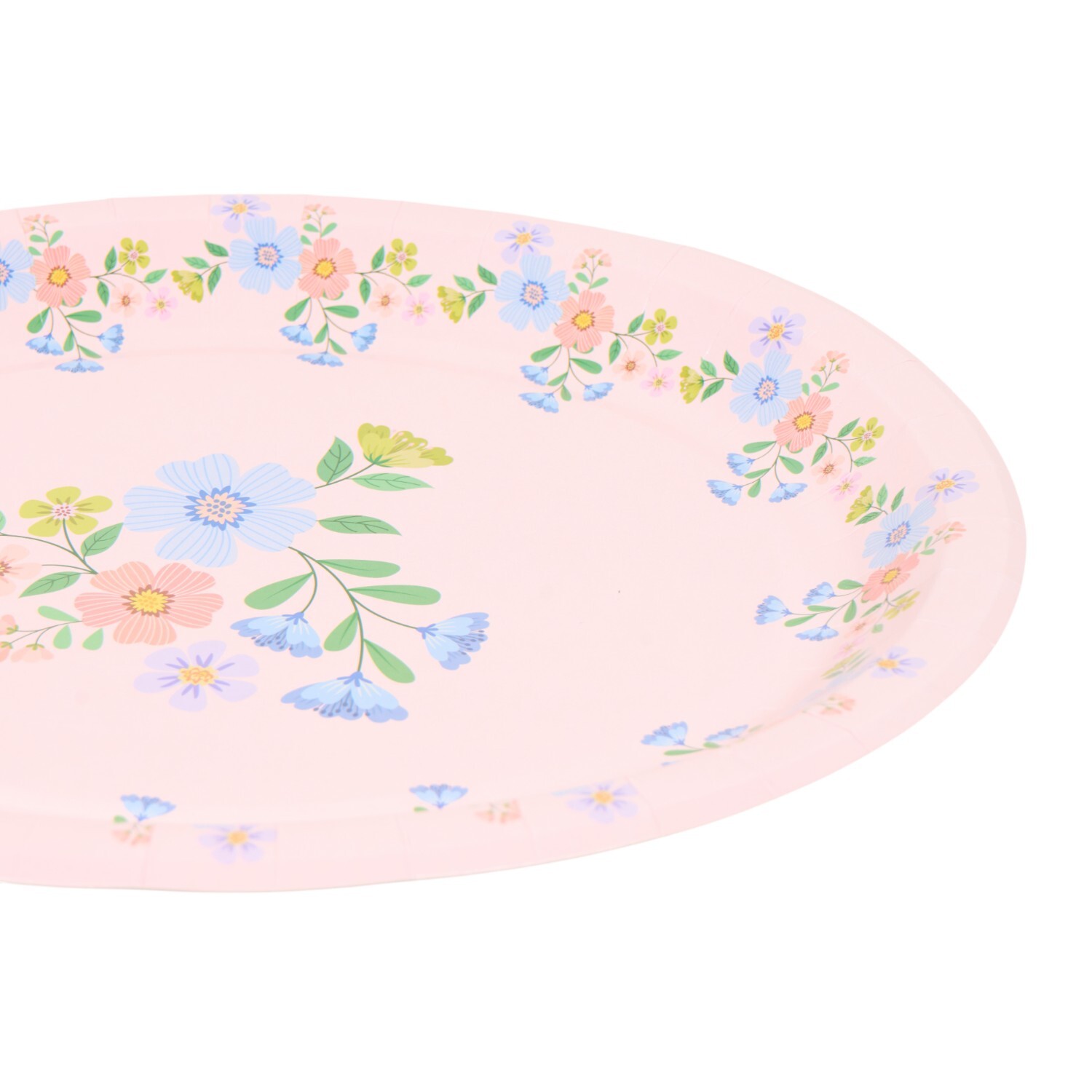 Pack of 8 In the Flowers Serving Platters Pink Image 3