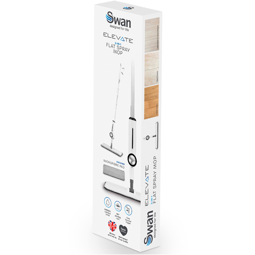 Swan Elevate 2-in-1 Flat Spray Mop Image 8