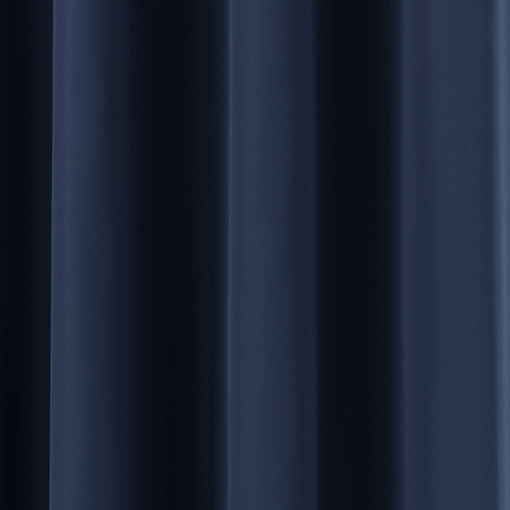 Enhanced Living Supersoft Navy Blackout Eyelet Thermal Curtains 229 x 229cm Image 3