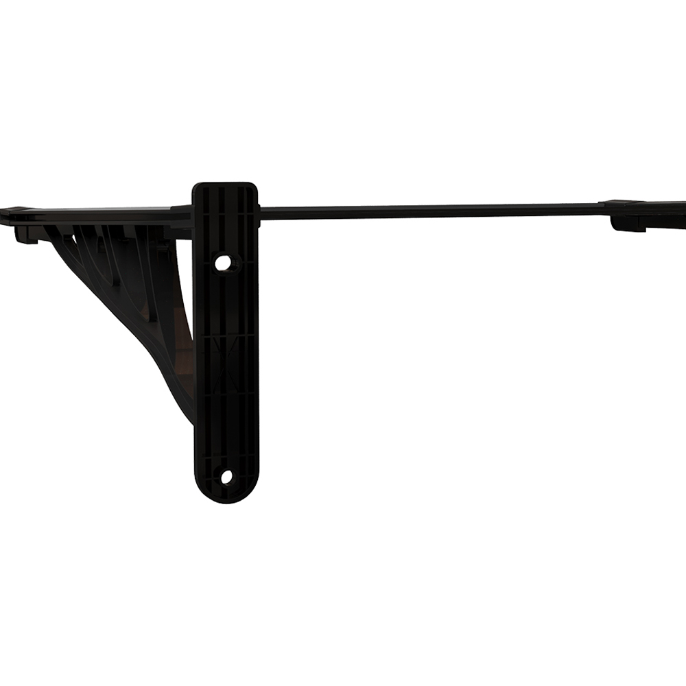 Living and Home Dark Brown Flat Door and Window Canopy 1.9 x 0.9m Image 5