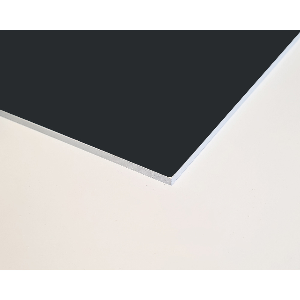 Wetwall Alloy Midnight Grey and Hadrian Green Double Sided Shower Wall Panel 600mm Image 2