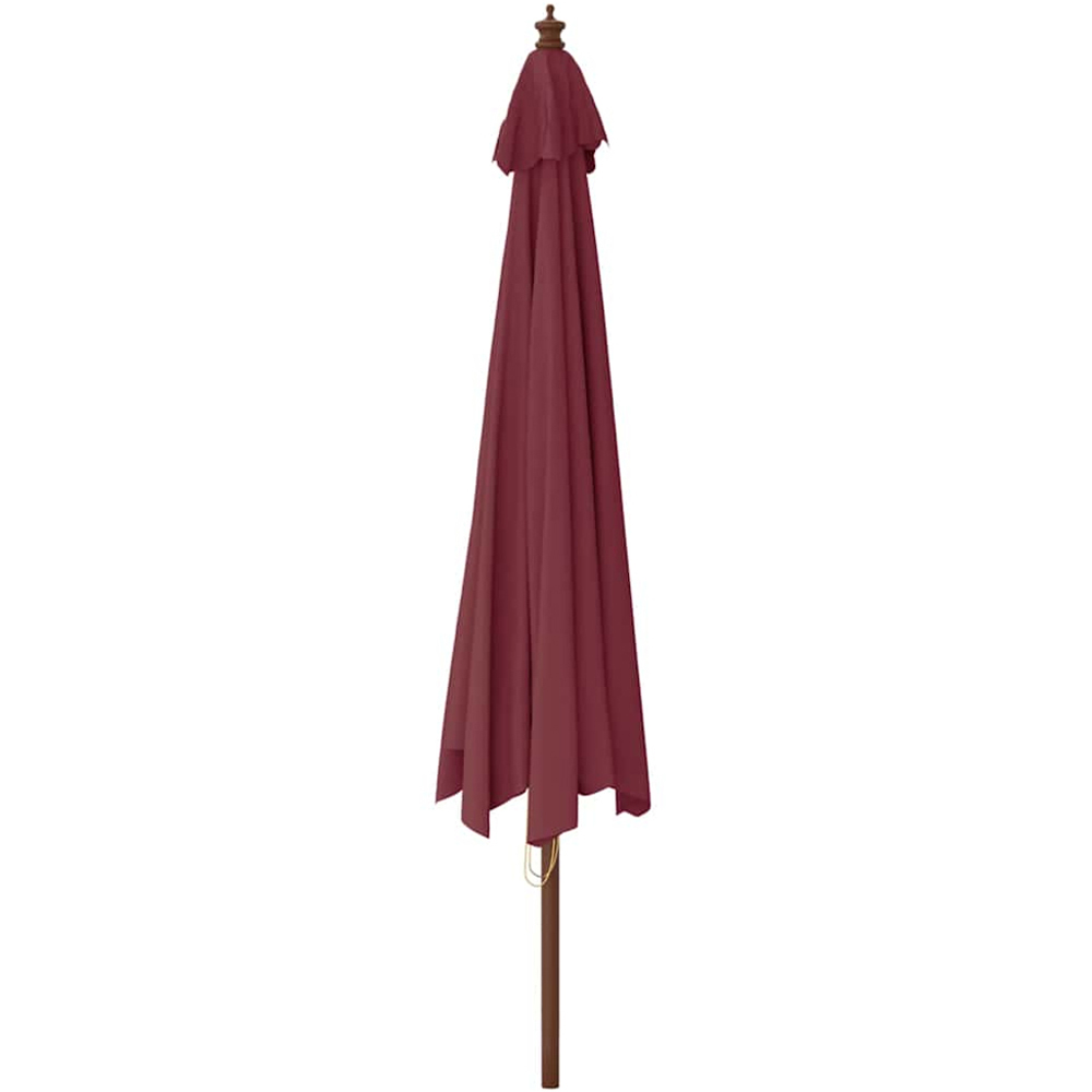 vidaXL Red Garden Parasol 4 x 4m Image 4