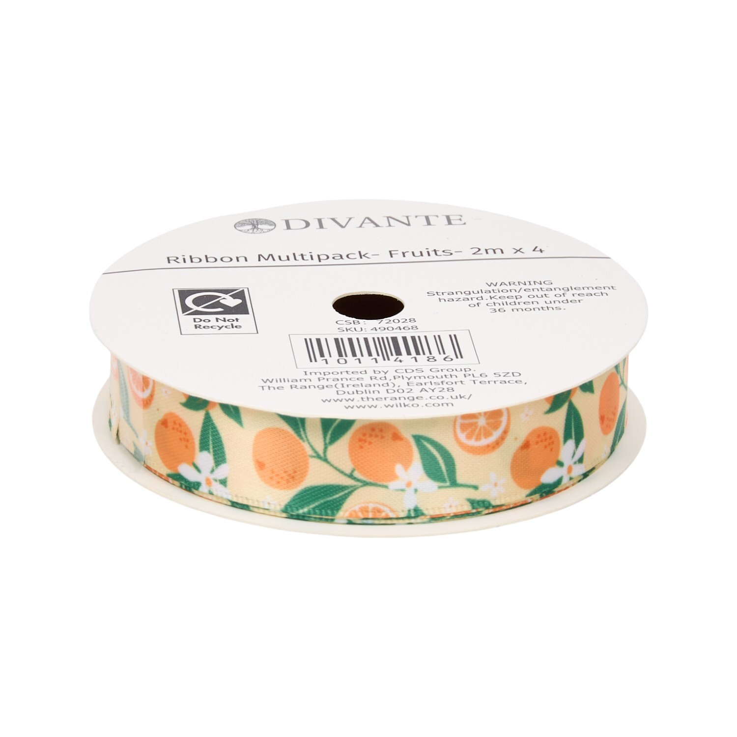 Pack of 4 Fruit Ribbons Image 4