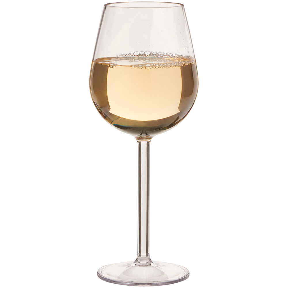 Wilko Clear Plastic Wine Glasses 4 Pack Image 4