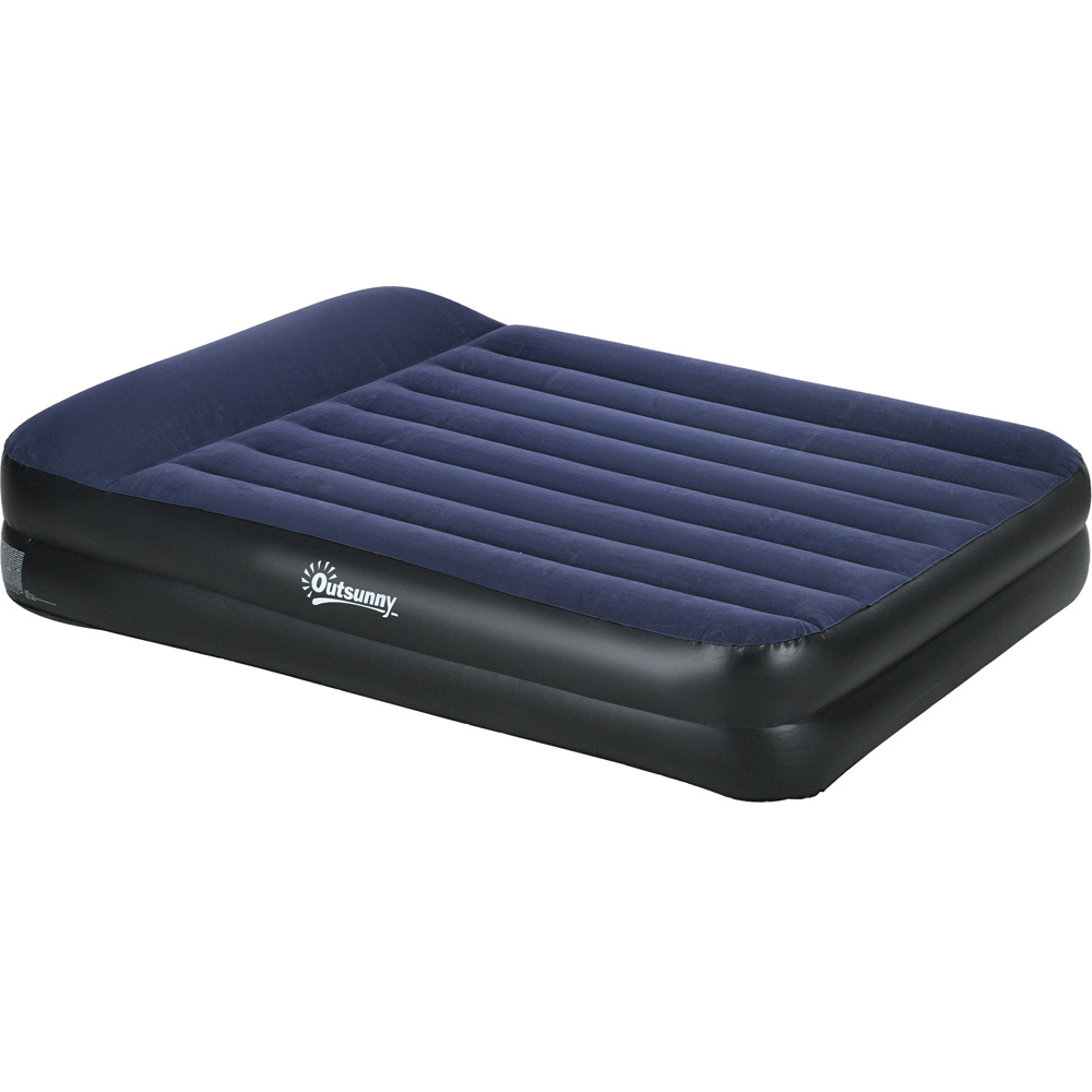 Outsunny Queen Size Air Bed with Built in Electric Pump Image 1