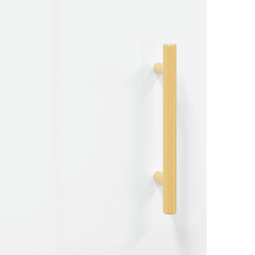 vidaXL 2 Door High Gloss White Sideboard Image 9