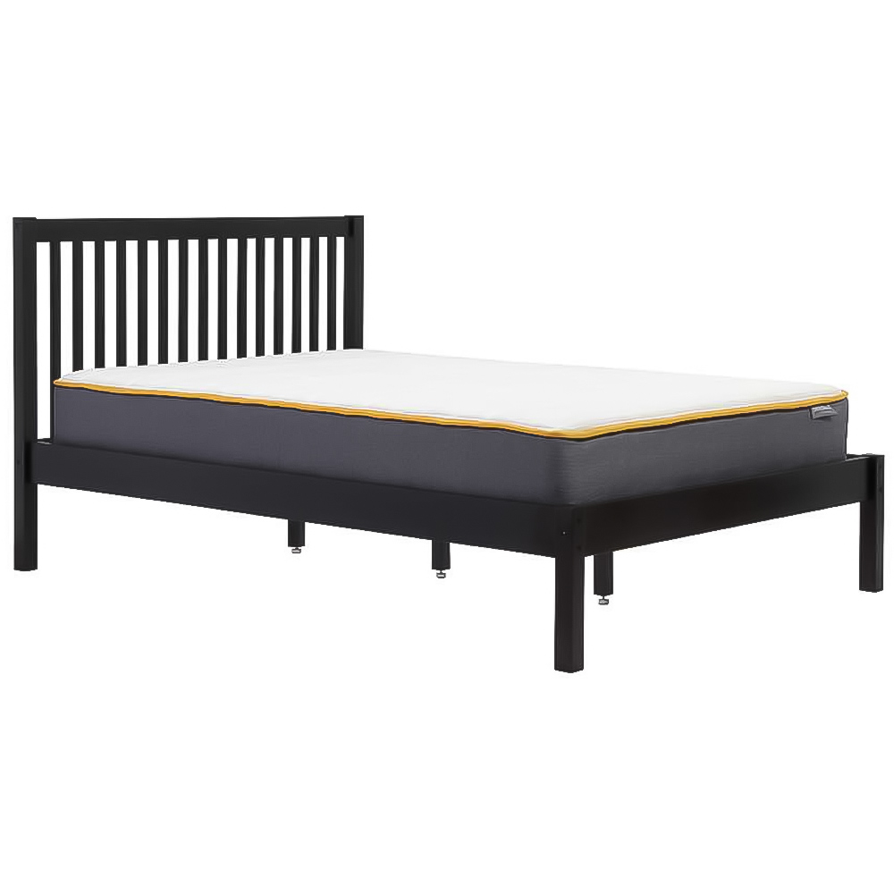 Nova King Size Black Solid Pine Bed Frame Image 6