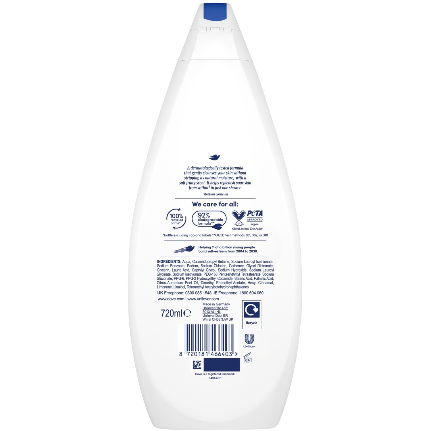 Dove Nourishing Body Wash 720ml Image 2