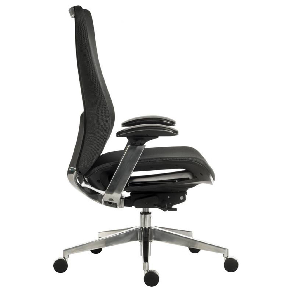 Teknik Quantum Black Mesh Swivel Ergonomic Office Chair Image 5