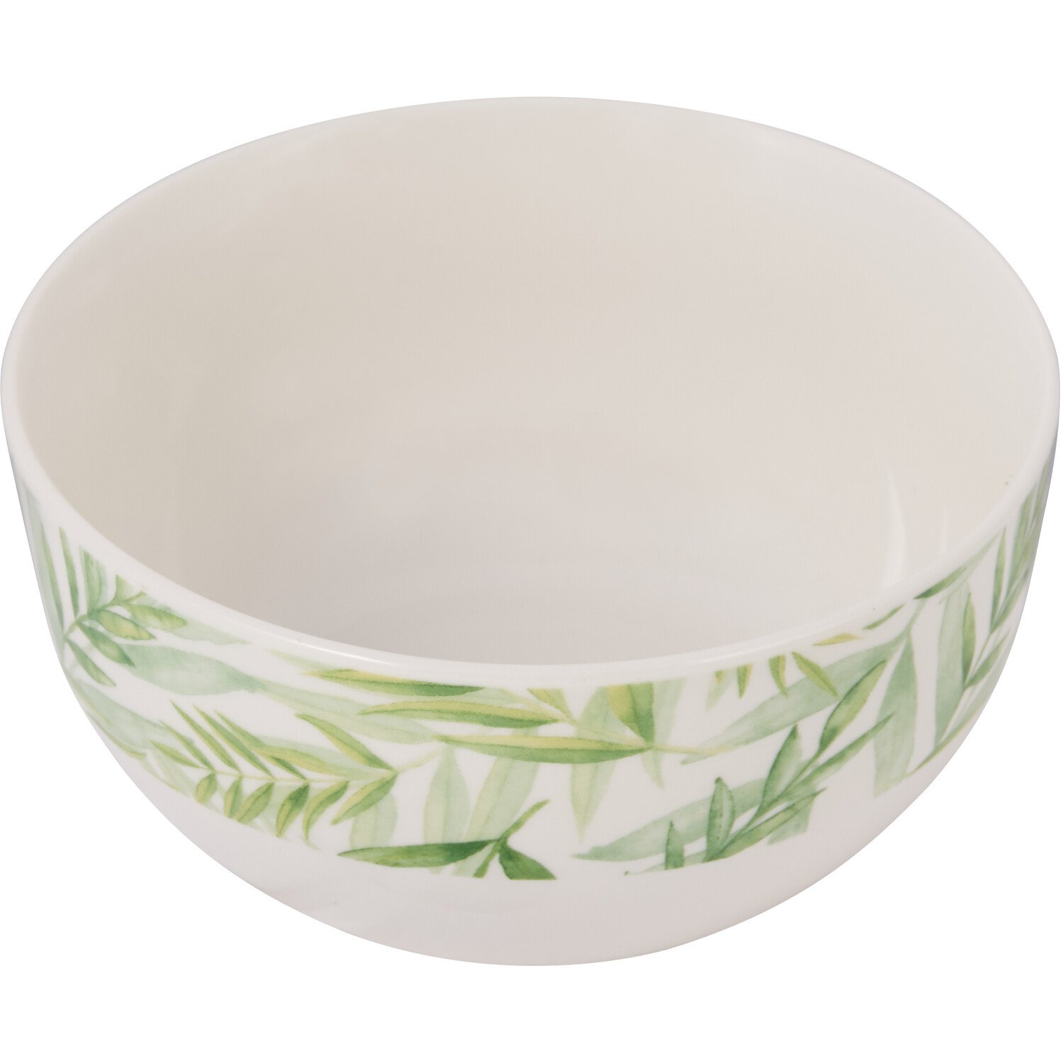 12 Piece Botanical Dinner Set Green Image 6