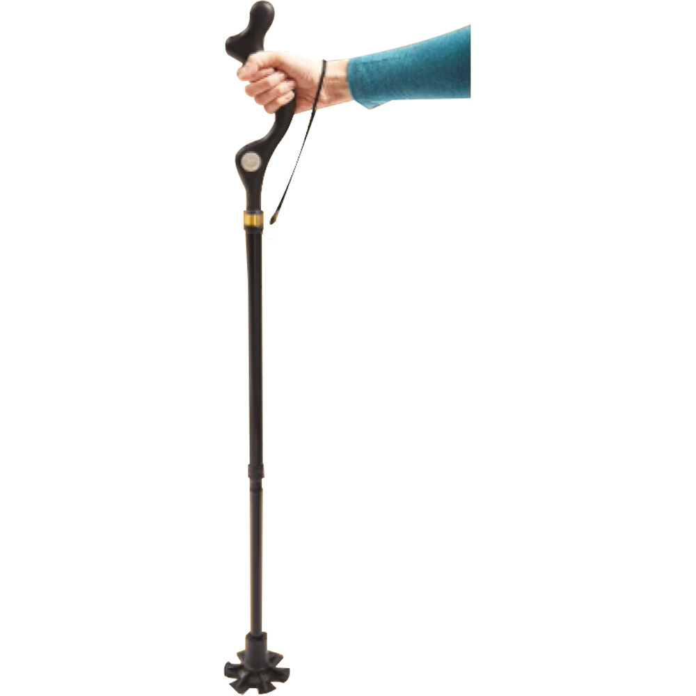 Avilo Ergonomic Good Posture Support Walking Stick Cane Image 4