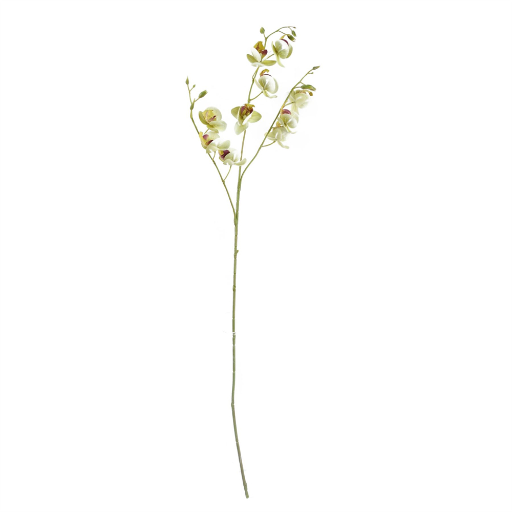 Leaf Mixed Wild Orchid and Ferns Artificial Flower Bundle with Vase 65cm 11 Pack Image 5