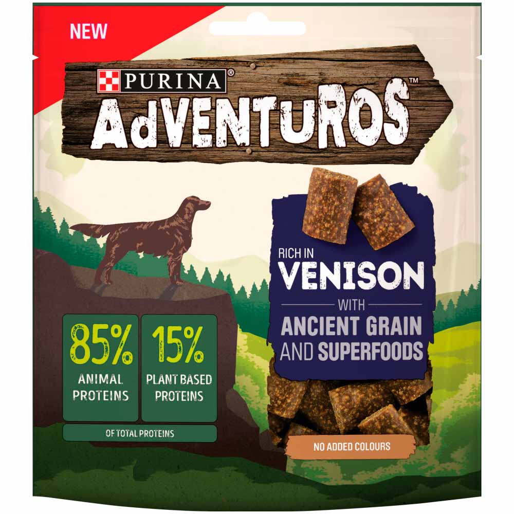 Adventuros Ancient Grain Dog Treat Venison 6 x 120g Image 2