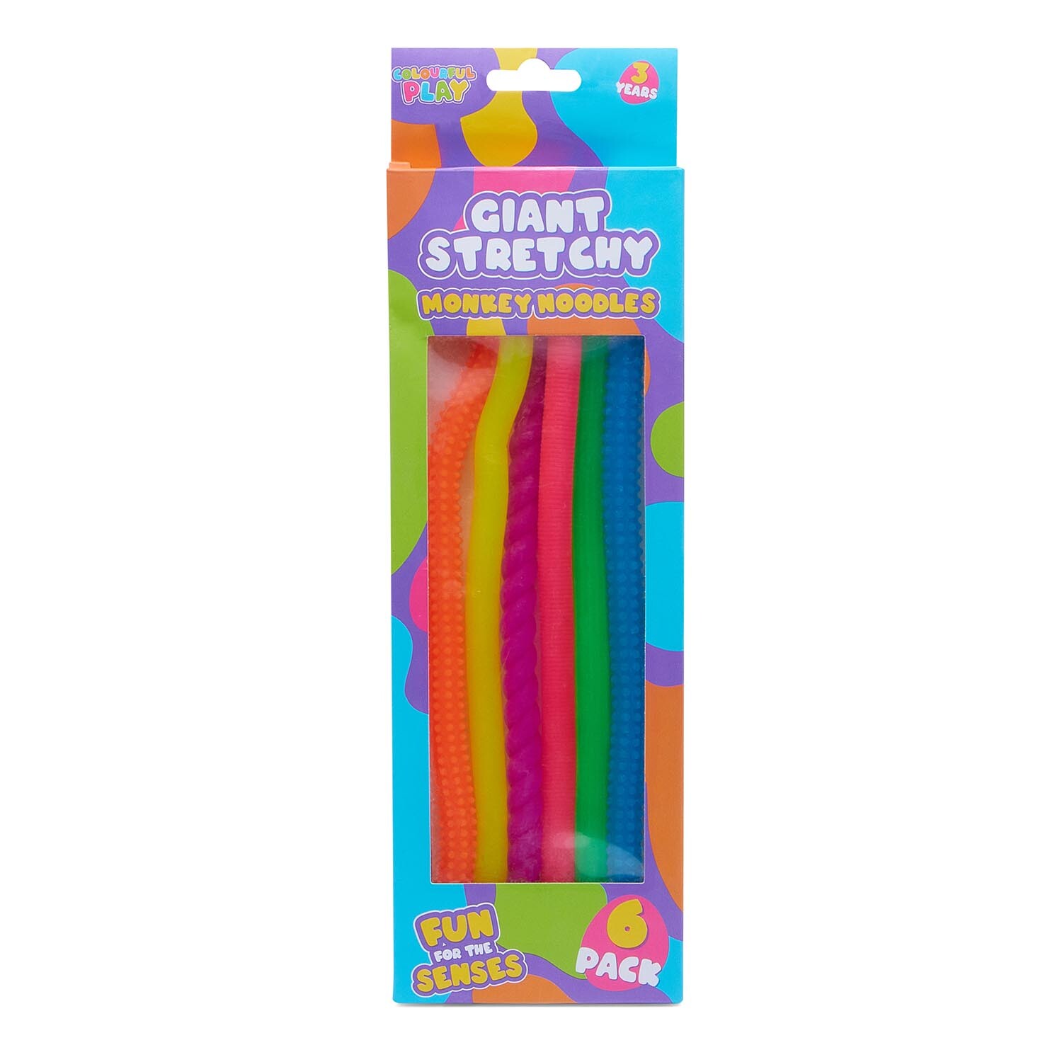 6 Pack of Giant Stretchy Money Noodles Image