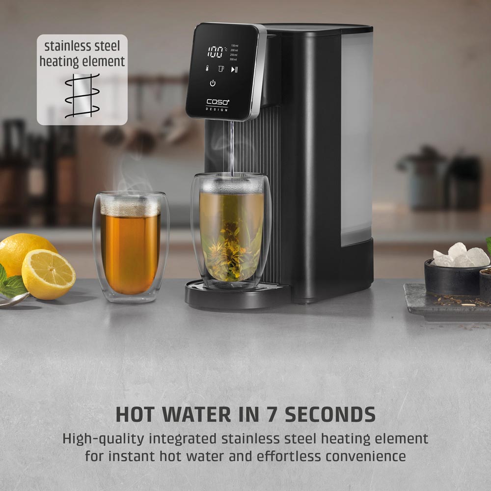 CASO Design HW616 Black Hot Water Dispenser 2.5L Image 2