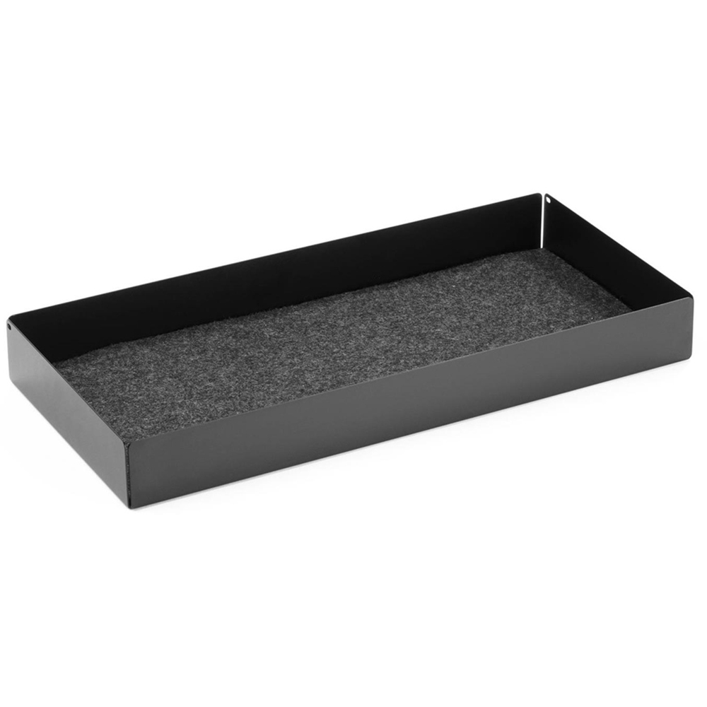 Durable Felt Lined Metal Drawer for Monitor Stand Riser Image 1
