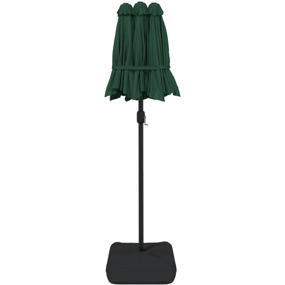 vidaXL Green Double Head Parasol 3 x 1.4m Image 4