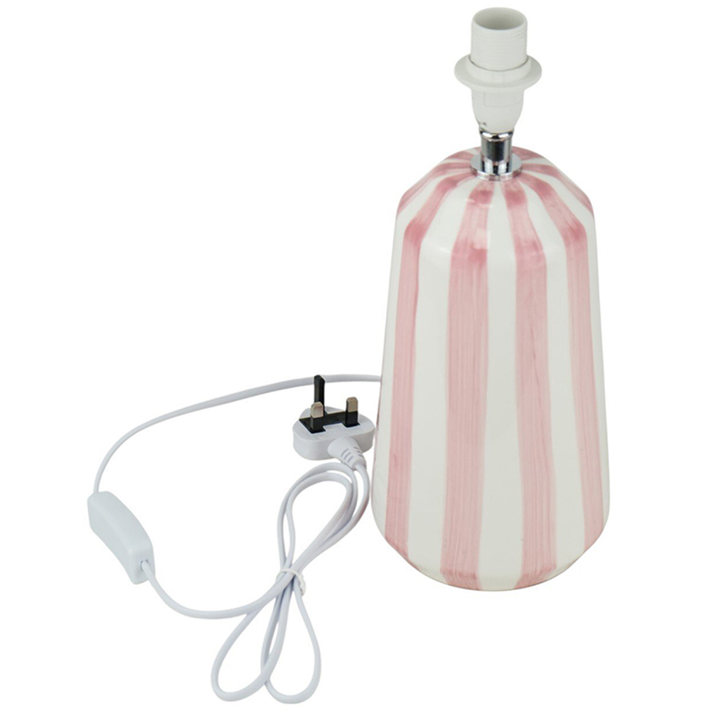 Sophie Stripe Table Lamp Pink Image 4