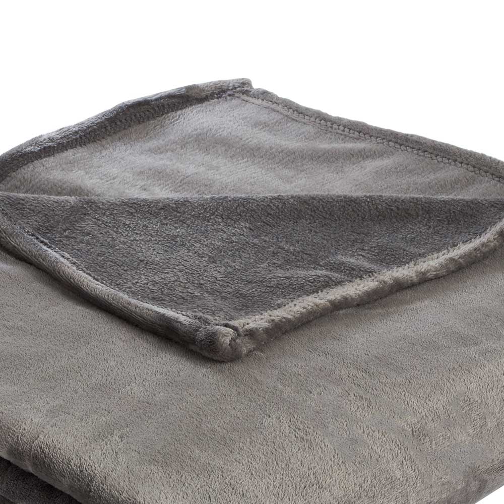Wilko Charcoal Supersoft Throw 200 x 200cm Image 4