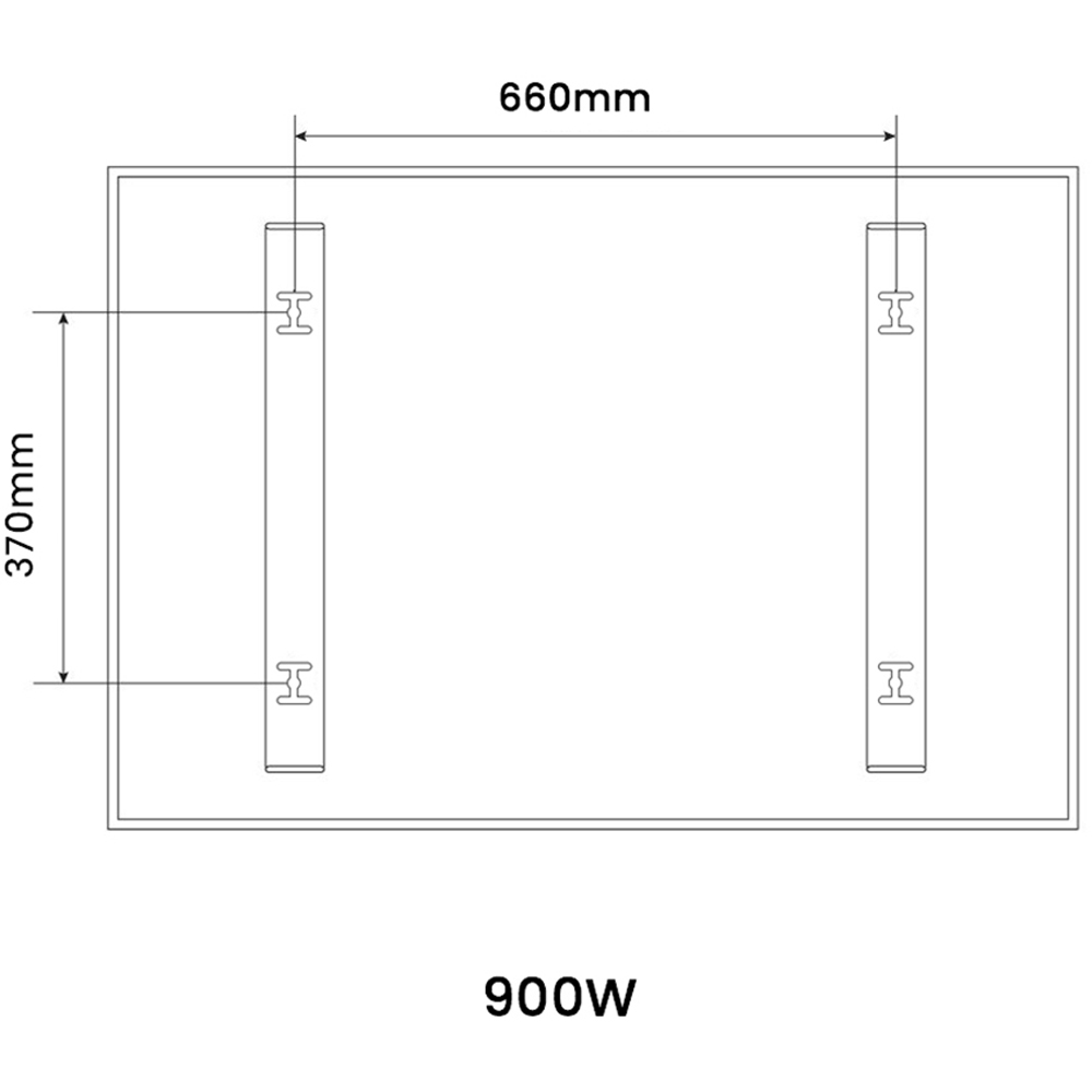 Mirrorstone Nexus 900W Minimal Leaf Wi-Fi Infrared Heating Panel 795 x 1195mm Image 9