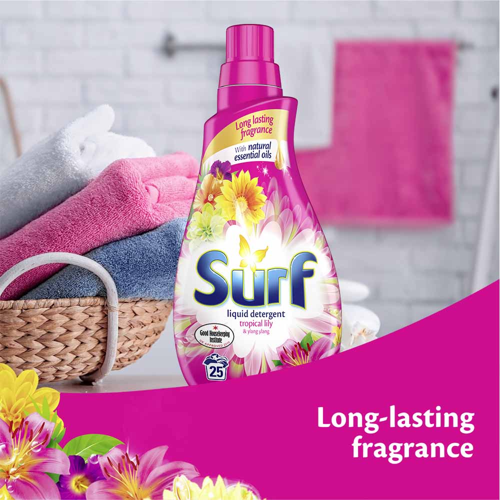 Surf Liquid Detergent Tropical Lily and Ylang Ylang 25 Washes Image 4