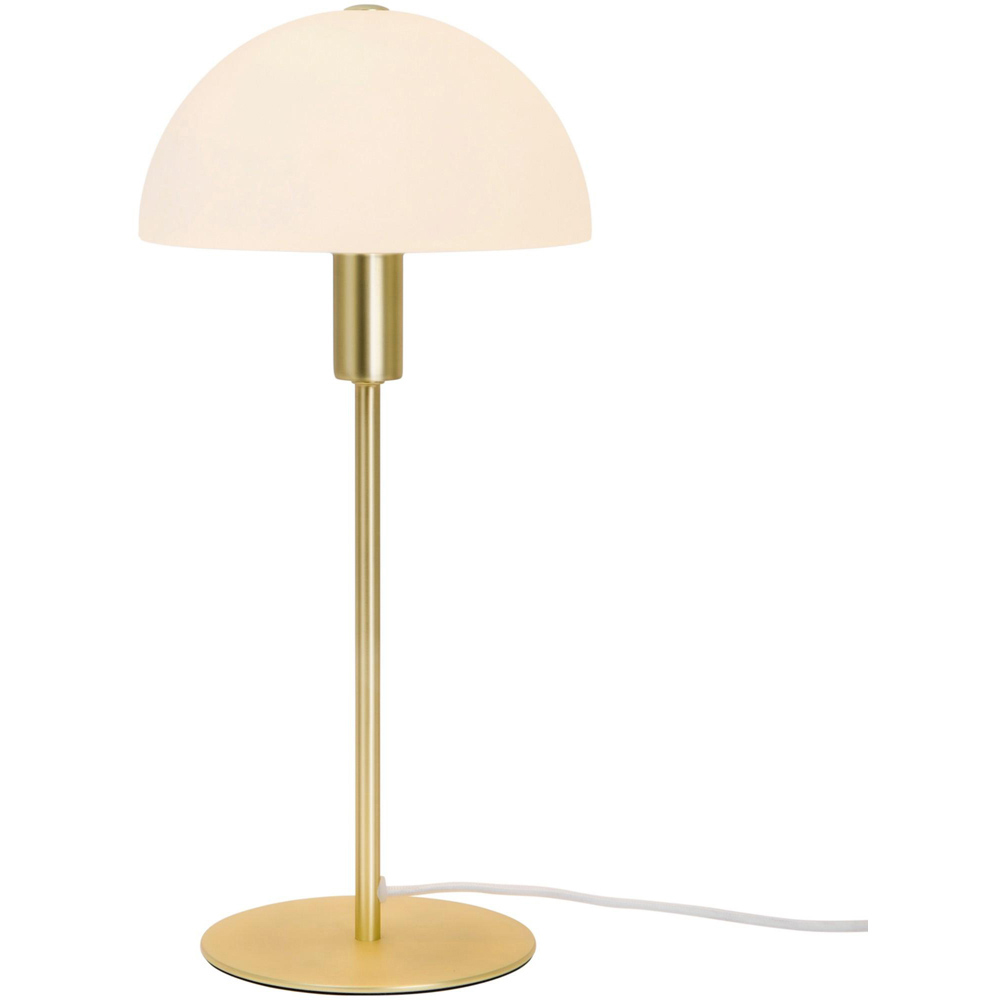Nordlux Ellen 20 E14 Opal Brass Table Lamp Image 4