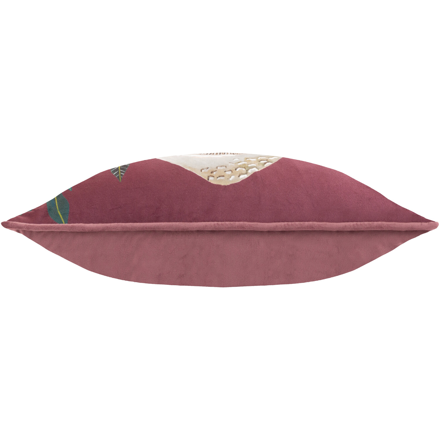 Wild Garden Mushroom Cushion - Plum Image 3