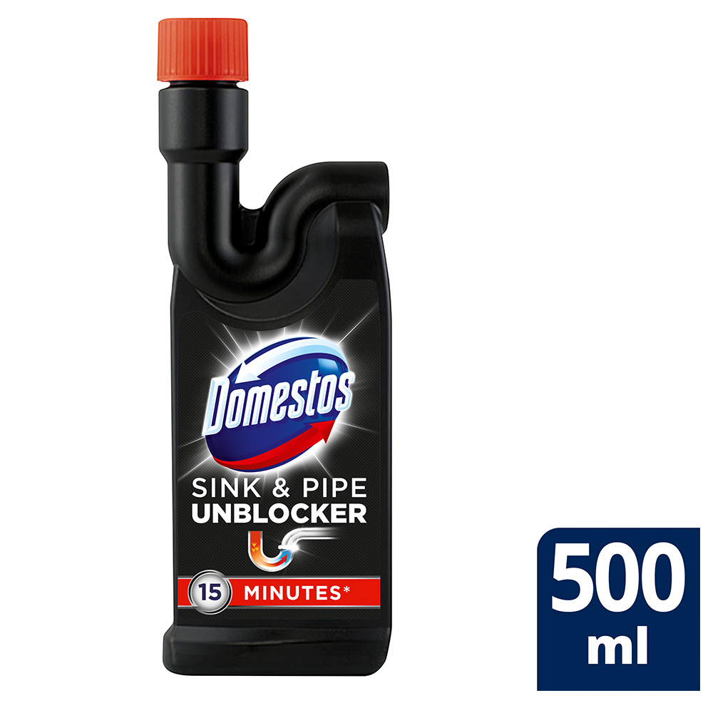 Domestos Sink and Pipe Unblocker 500ml Image 2