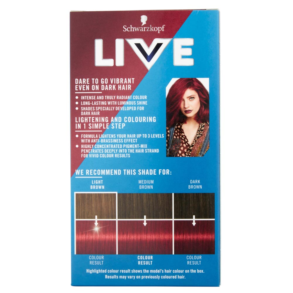 Live Colour Lift+ L75 Deep Red Hair Colour Image 4