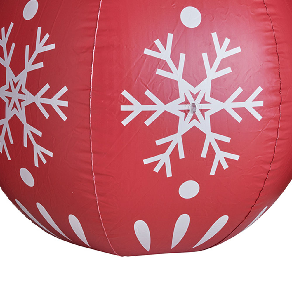 Inflatable 80cm Red Bauble Image 6