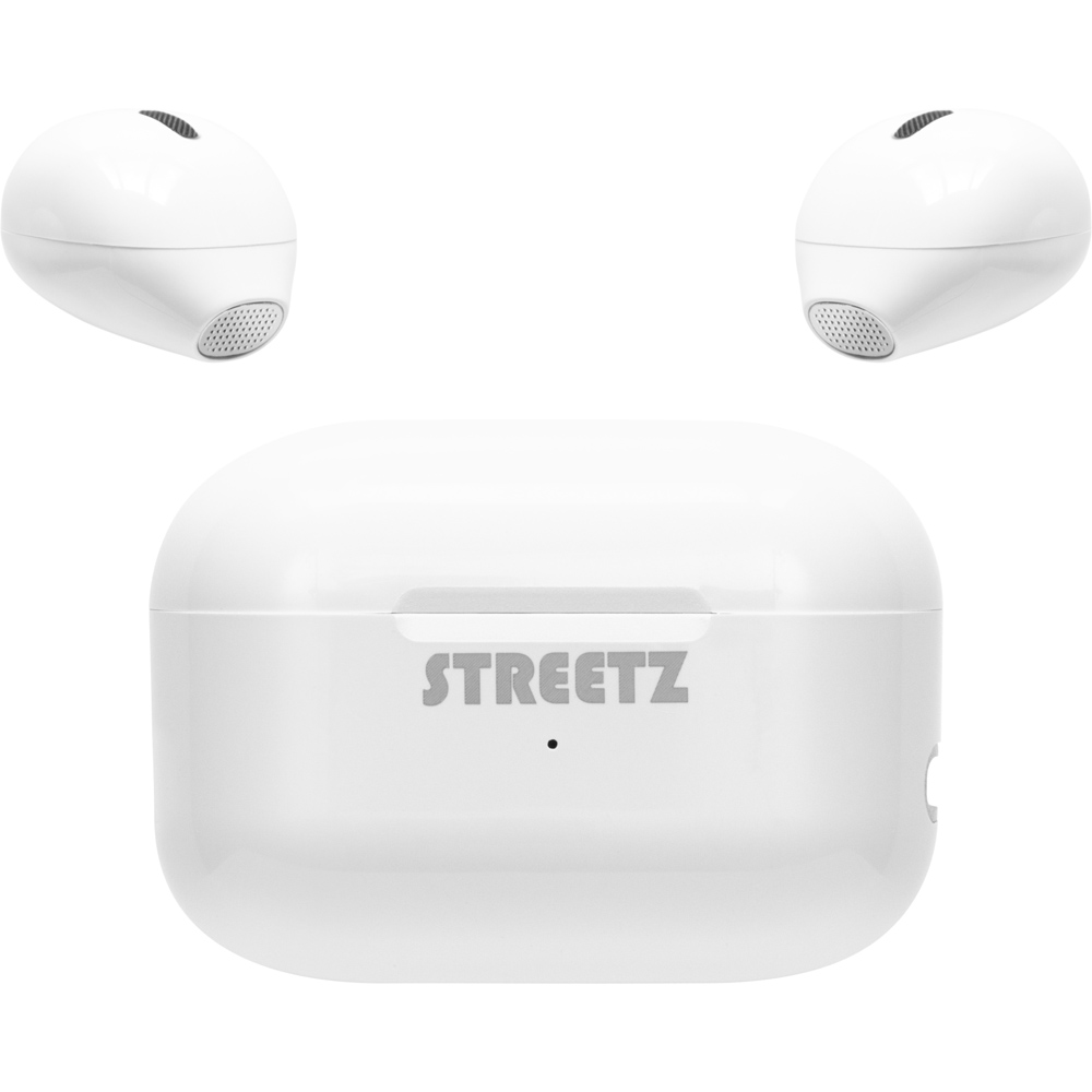 Streetz White True Wireless Earphones Image 1