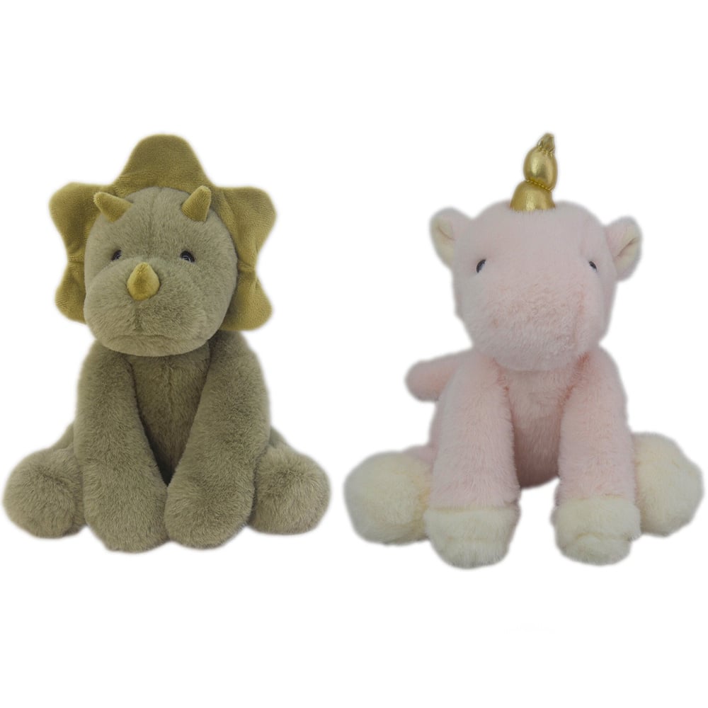 Dinosaur or Unicorn Plush Toy - Multicolour Image 1