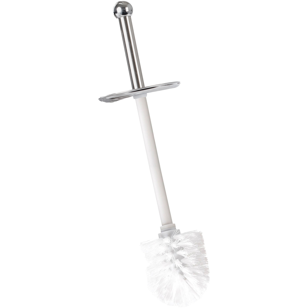 Innoteck Essentials Grey Matt Bathroom Toilet Brush and Holder Image 2