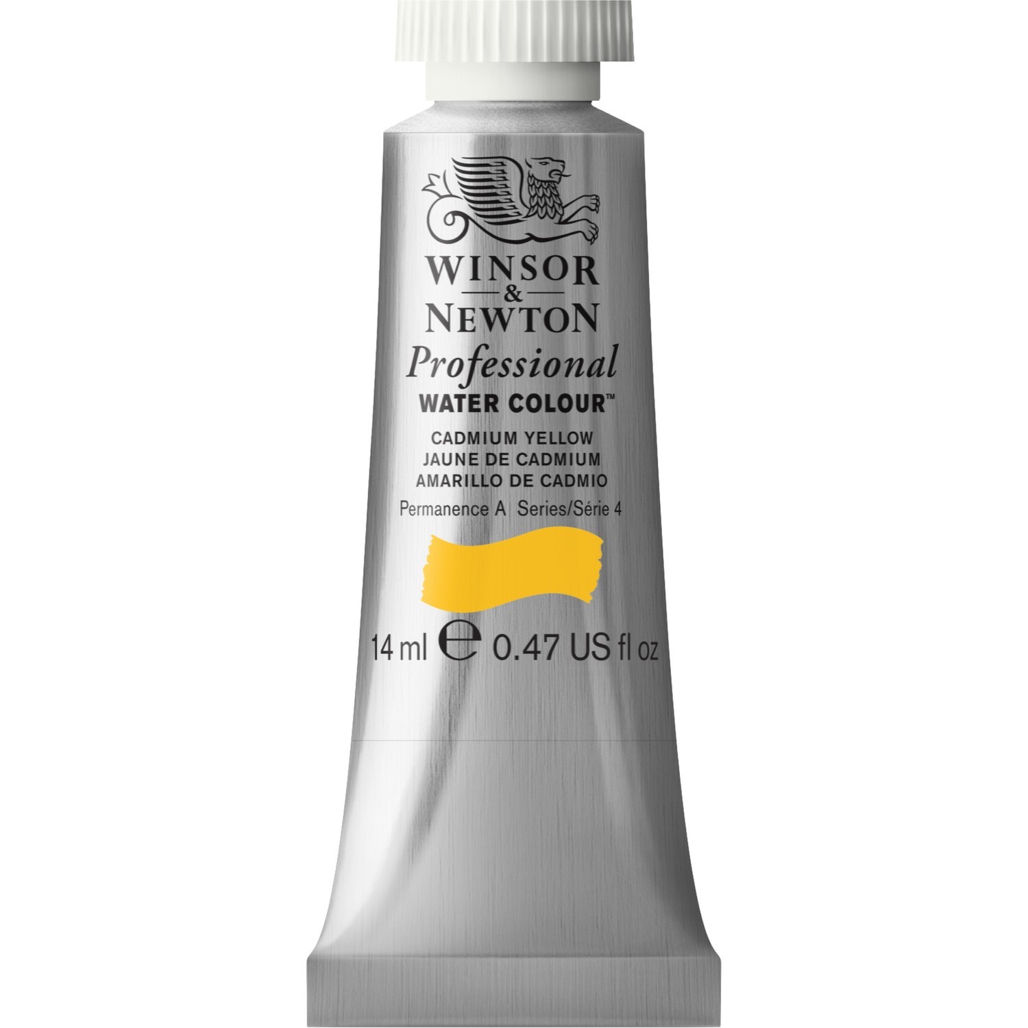 Winsor and Newton 14ml Professional Watercolour Paint - Cadium Yellow Image 1