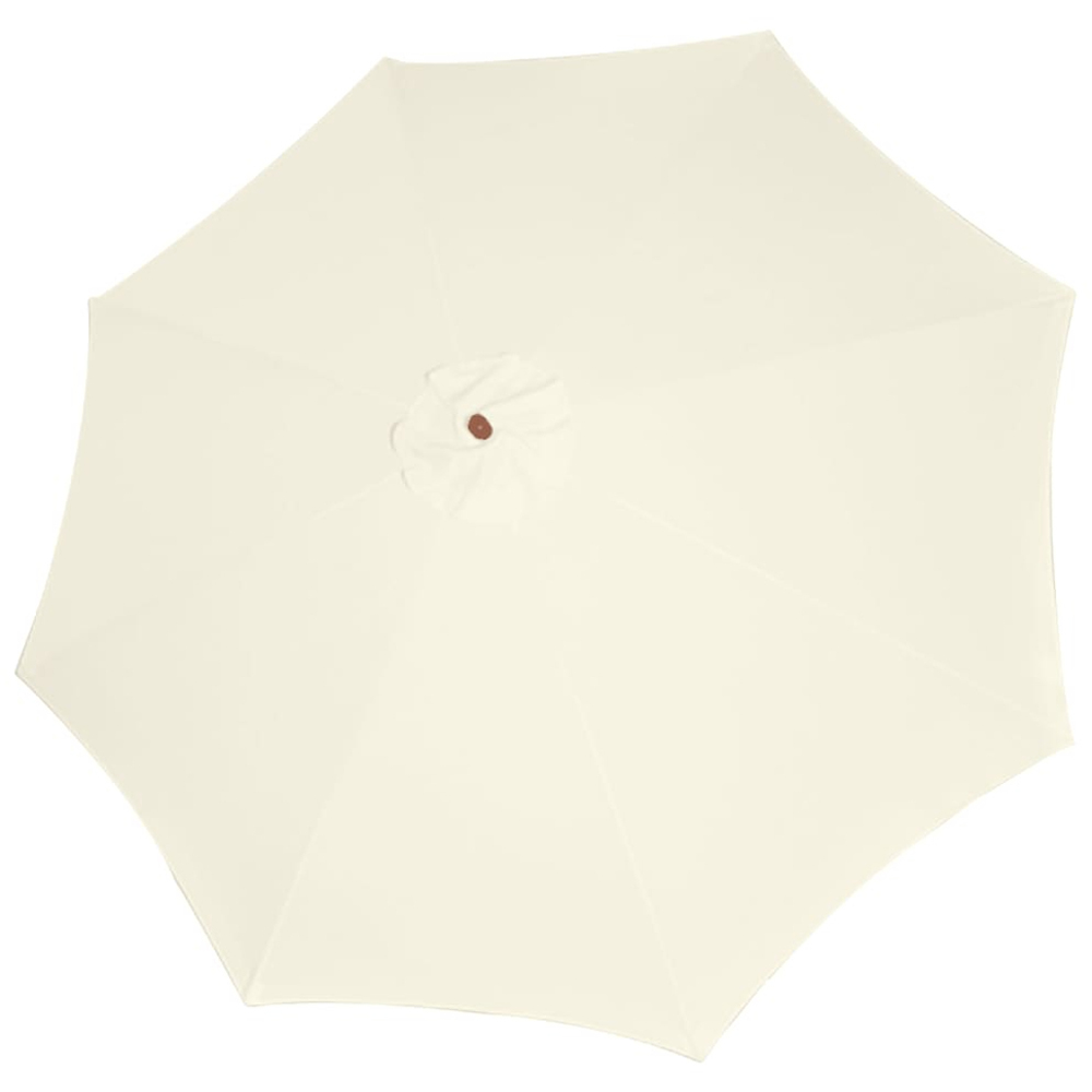 vidaXL Sand White Garden Parasol 3m Image 2