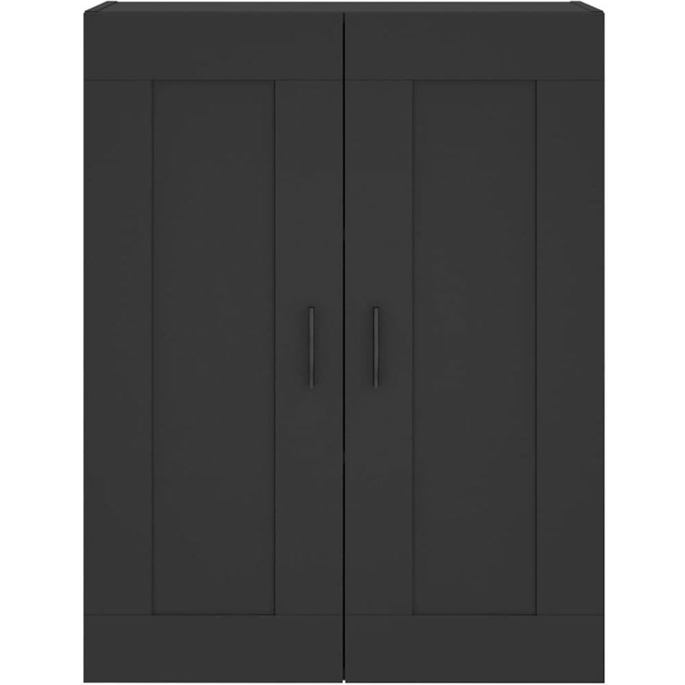 vidaXL 2 Door Black Wall Mounted Cabinet Image 6