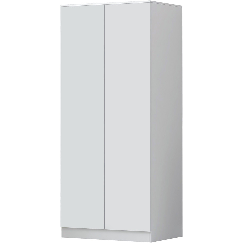 FWStyle Stora 2 Door Matt White Wardrobe Image 2