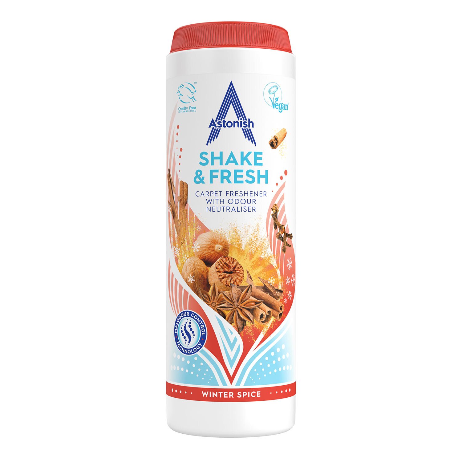 Astonish Shake and Refresh Winter Spice Carpet Freshener - White Image