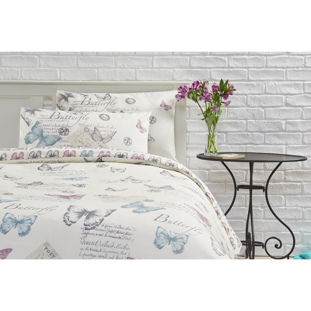 Wilko Heritage Butterfly King Size Duvet Set Wilko