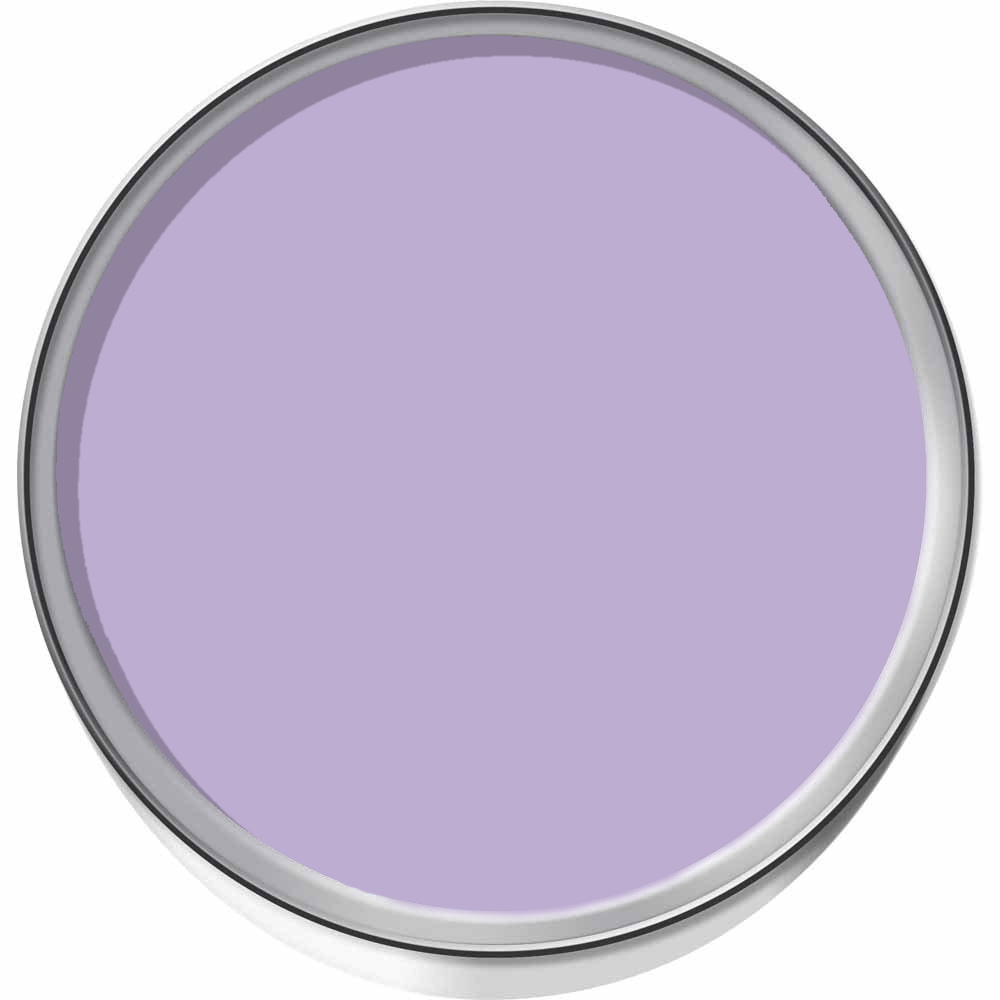 Wilko Tough & Washable Powder Purple Matt Emulsion Paint 2.5L Image 3