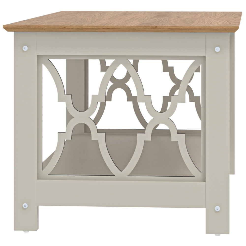 GFW Exmouth Light Grey Coffee Table Image 4