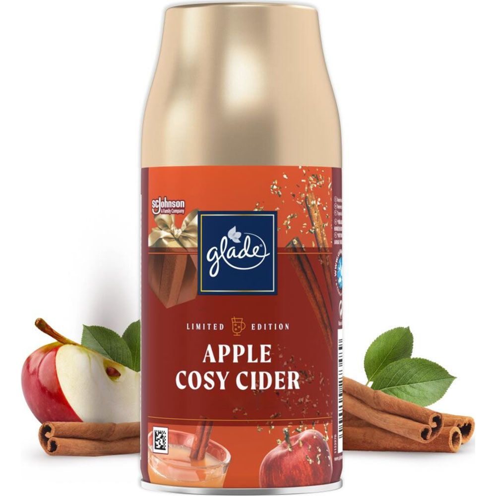 Glade Large Apple Cosy Cider Automatic Air Freshener Refill 269ml Image 2