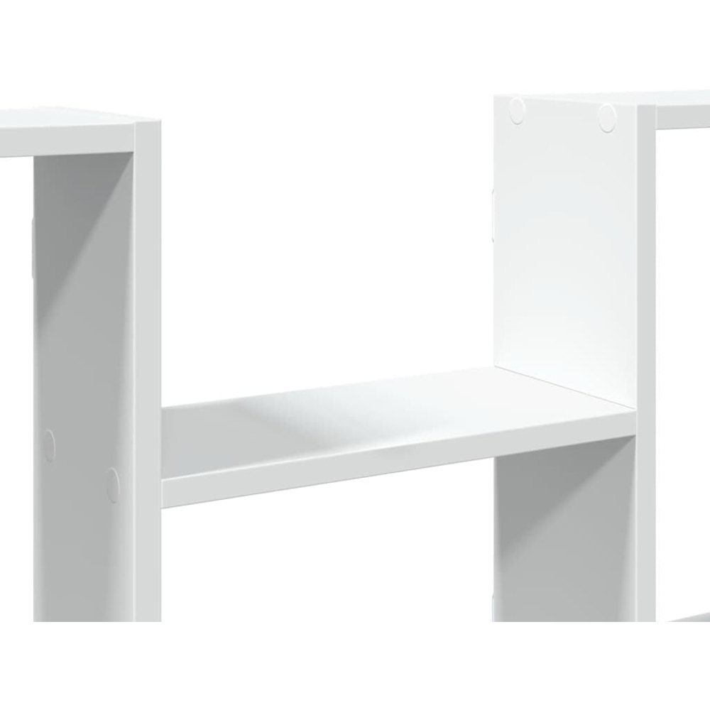 vidaXL 4 Open Shelf White Wall Shelf Image 6