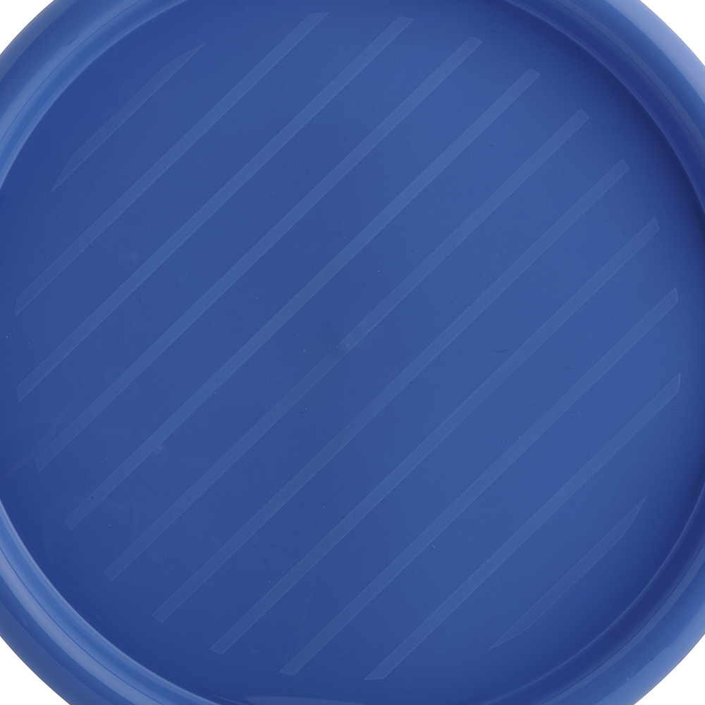 Wilko Round Tray Blue Image 5