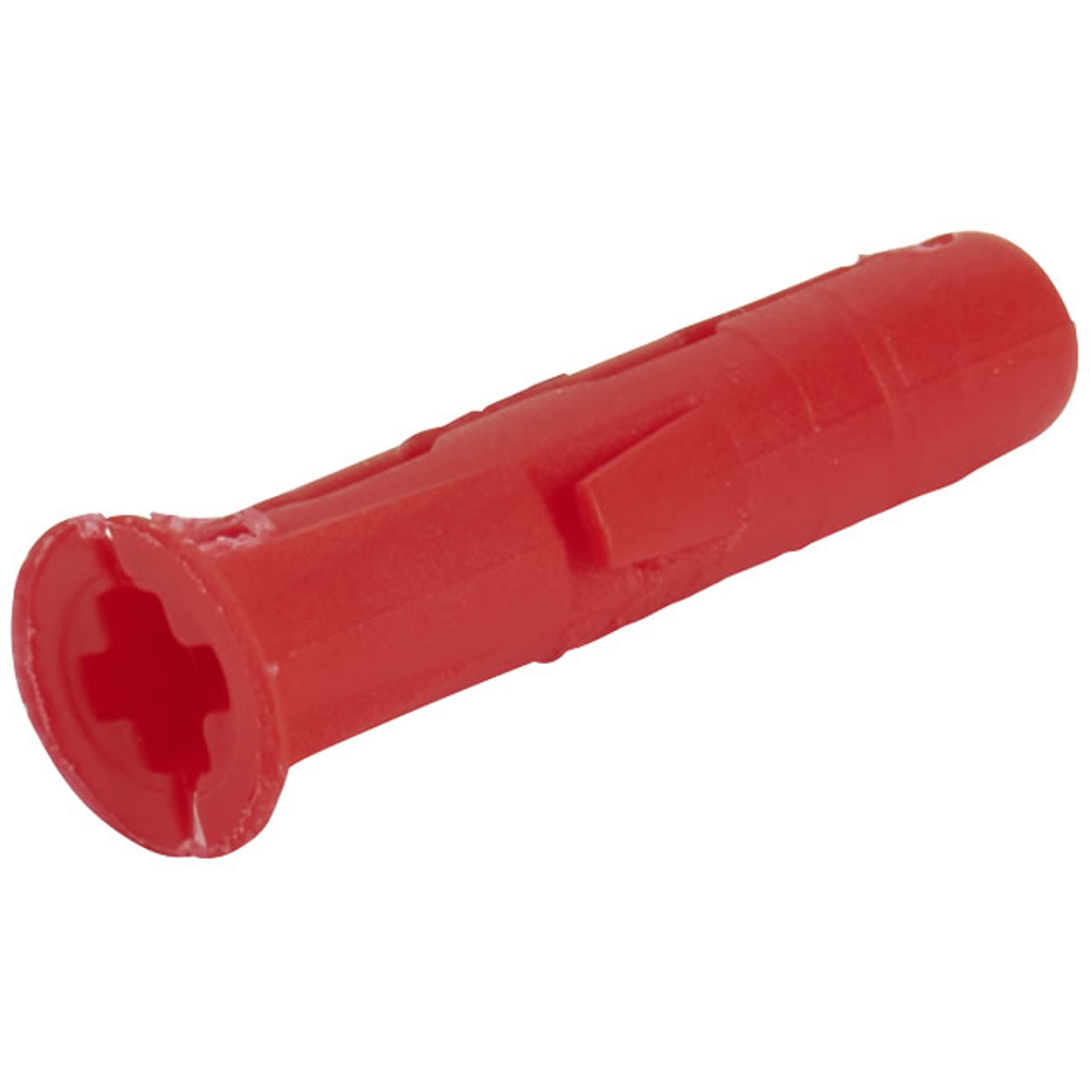 Rawlplug 6 x 28mm Red Universal Plug 96 Pack Image 1