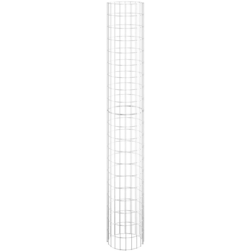 vidaXL 3-Piece Silver Galvanised Iron Gabion Raised Bed Set 30 x 200cm Image 4