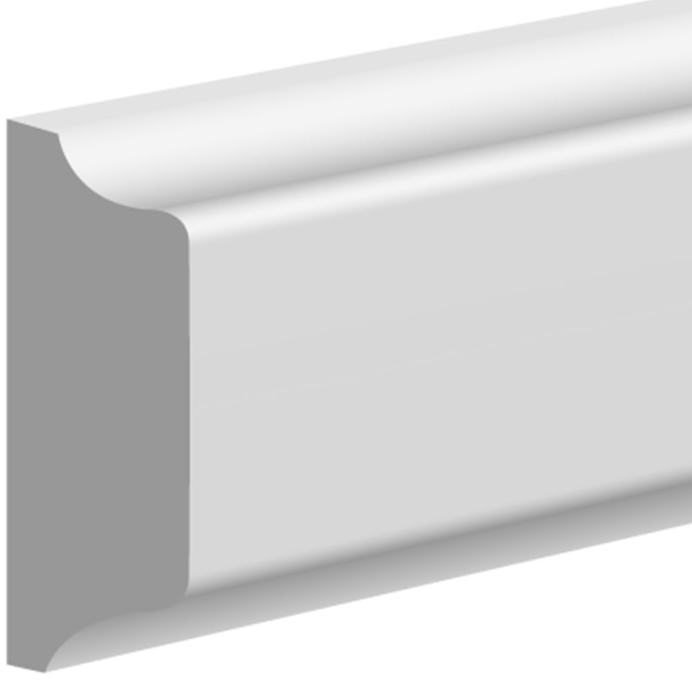 National Skirting White Jive Primed Dado Rail 18mm 50 x 4200mm Image 3