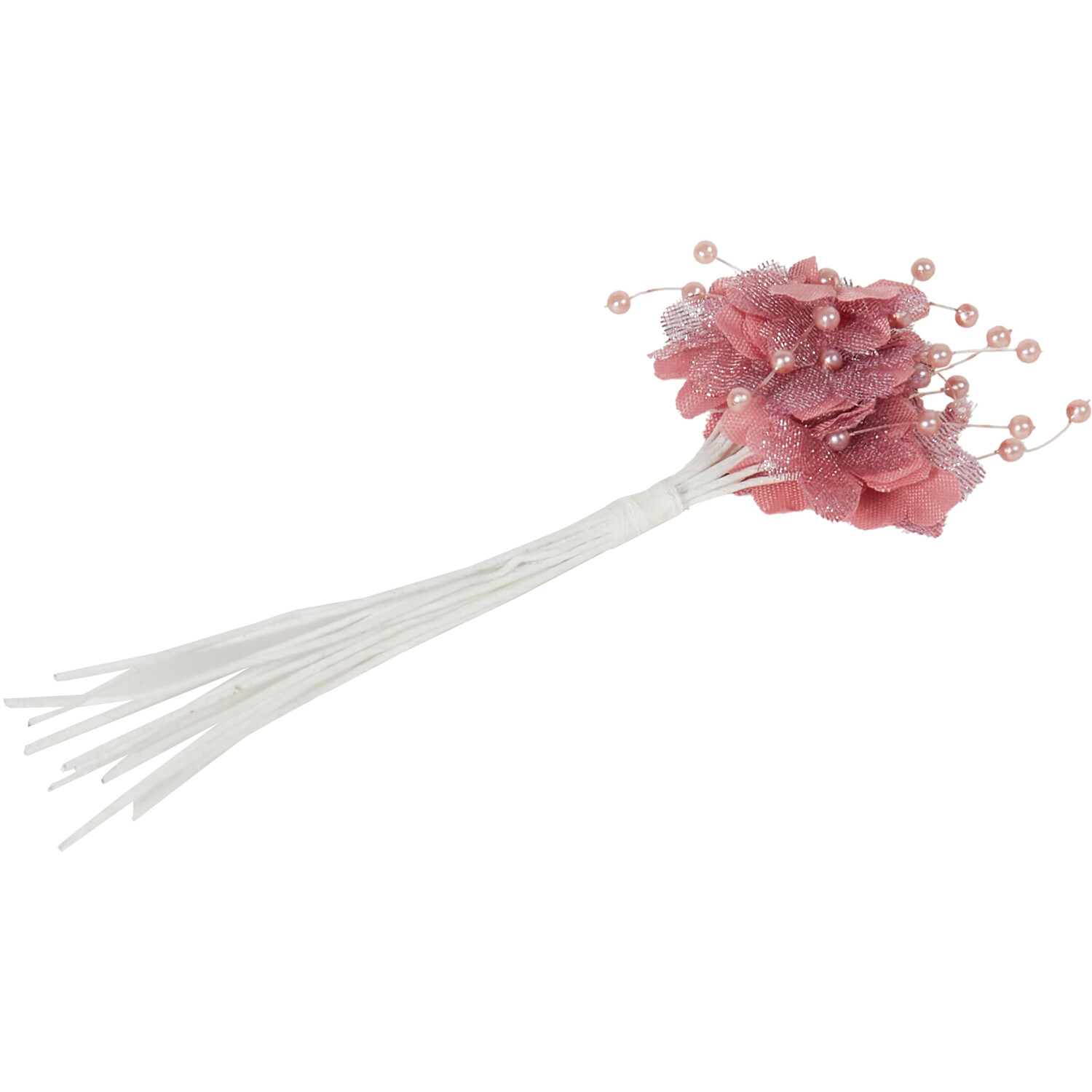 Crafting Wire Stem Flowers and Pearls Image 9